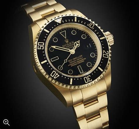 rolex deepsea solid gold.